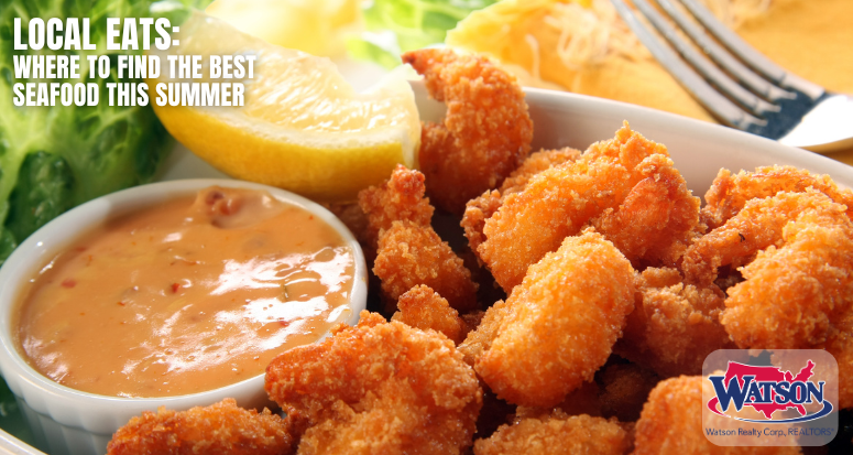 Nothing beats fresh seafood in the summer, and when you're right by the coast, there's plenty to choose from. The local seafood restaurants around Northeast and Central Florida and Southeast Georgia are second to none, and our real estate agents know where to find all the best ones. Here are five you should check out this summer. Best Local Seafood on the Coast Palms Fish Camp Restaurant - Jacksonville, FL 6359 Heckscher Dr., Jacksonville, FL 32226 If you want seafood straight off the boat, head to Palms Fish Camp Restaurant. Everything is freshly caught, expertly prepared, and absolutely delicious. Start with an appetizer like: Coconut shrimp Conch fritters Gator bites Then, for the most part, just ask what the daily specials are, and they'll bring you something incredible, straight from the ocean to your plate. Then finish with a slice of their homemade key lime...